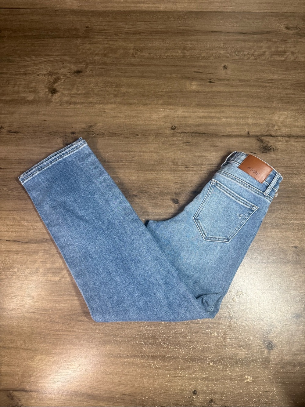 HIDDEN Jeans Womens 26 High Rise Wide Leg Medium Wash Stretch Denim